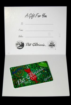 $10 Pat O's Gift Card for French Quarter (New Orleans)